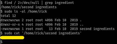 second ingredient literally
